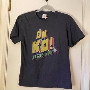 Port and Company Cartoon Network OK K.O.!  Let's Be Heroes Kids Tee - Dark Blue